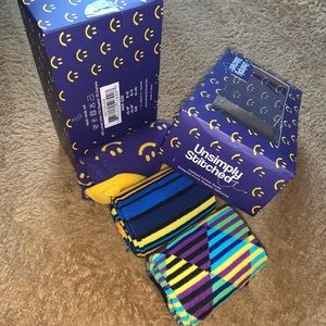 Unsimply Stitched 3-Pair Multi-Colored Socks UNISEX